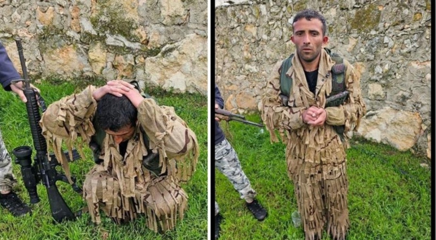 Zeytin Dalı Harekat bölgesine sızmak isteyen PKK'lı terörist Mehmet Kılıç yakalandı