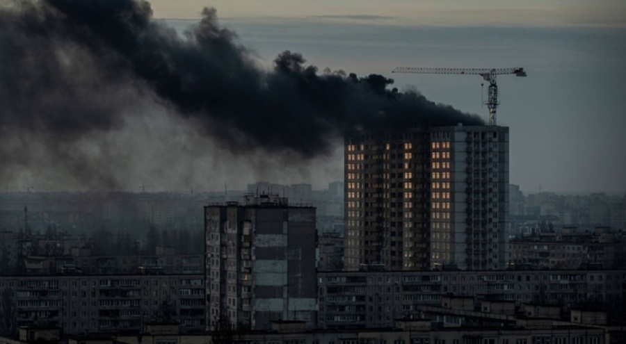 Kiev'e balistik füzelerle saldırı düzenlendi