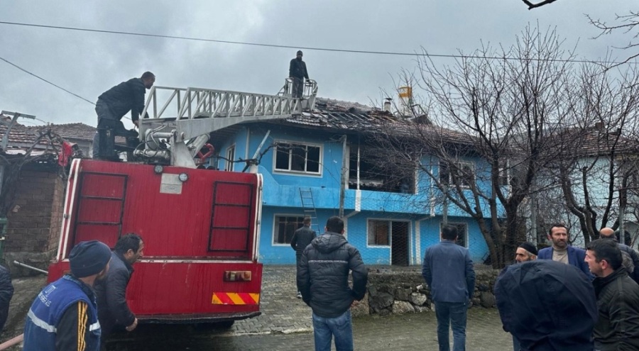 Tokat'ta yangın: Müstakil ev küle döndü