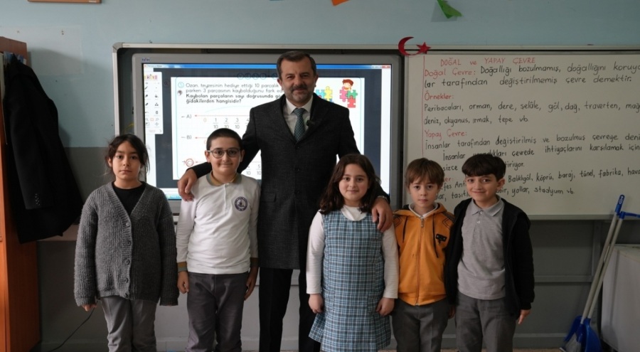 Gürsu Belediye Başkanı Işık, Gürsu Atatürk İlkokulunu ziyaret etti