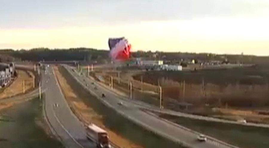 Havada korku dolu anlar!