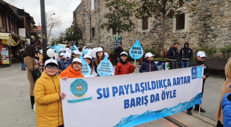 Bursa'da Dünya Su Günü yürüyüşü