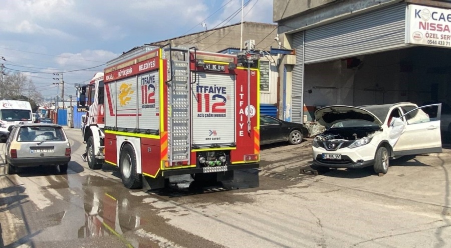 Kaynak kıvılcımı yangına sebep oldu: 4 yaralı