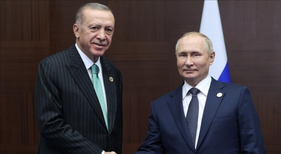 Cumhurbaşkanı Erdoğan Rusya Devlet Başkanı Putin ile görüştü