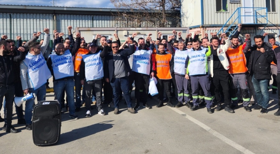 Bursa'da işçilerden eylem!