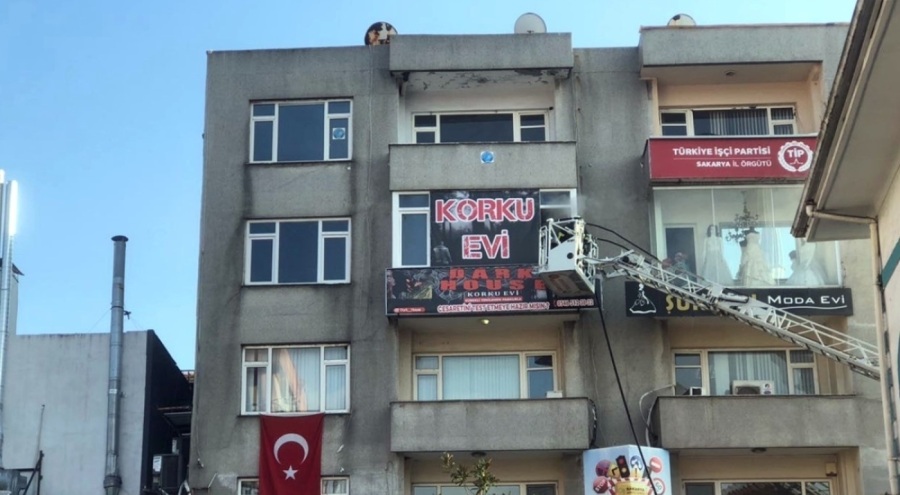 Korku Evi'nde korkutan yangın