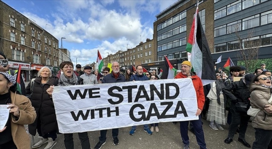 Avrupa'da Filistin'e destek gösterileri düzenlendi