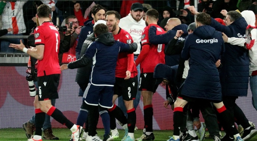 Yunanistan'ı deviren Gürcistan EURO 2024 biletini kaptı