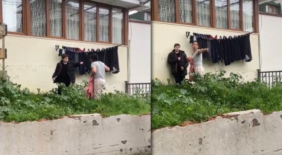 Oğluyla kavga eden çocuğun üzerine yürüdü! "Senin beynini patlatırım"