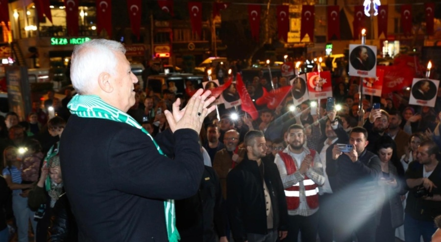 Mustafa Bozbey'e fener alayı! "Bursa artık değişime hazır"