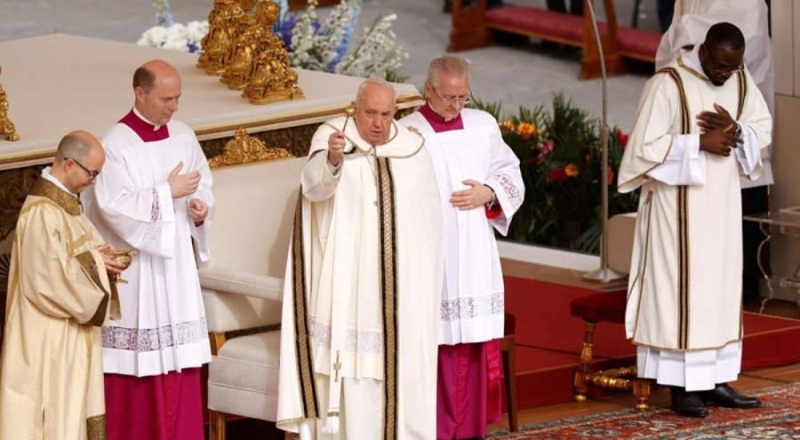 Papa Francis'den, Paskalya ayininde Gazze'de ateşkes çağrısı