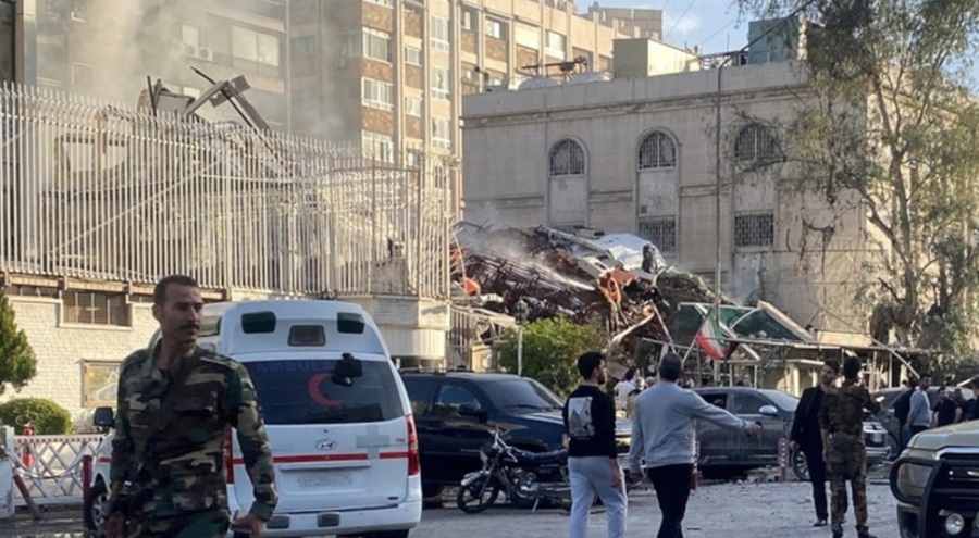 İran'ın Suriye Büyükelçiliği yakınında hava saldırısı düzenlendi