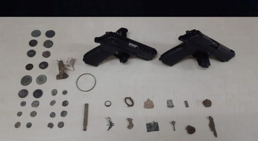 Tarihi eser operasyonunda 42 parça eser ele geçirildi