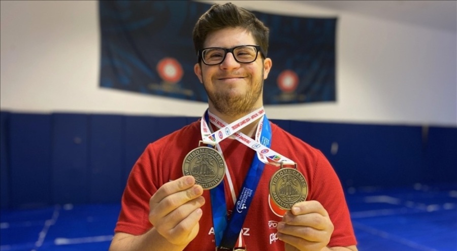 Down sendromlu milli judocu Musa'nın hedefi, uluslararası ünvanlarını korumak