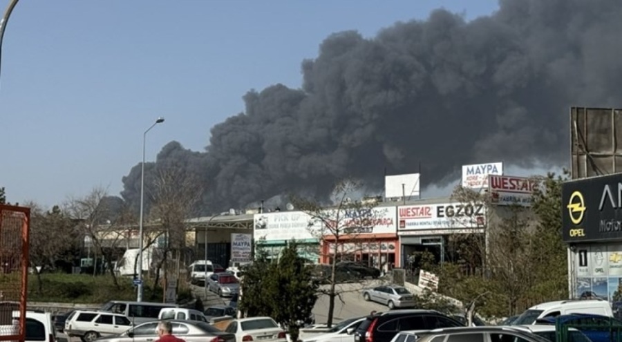 Ankara Hurdacılar Sitesi'nde korkutan yangın!