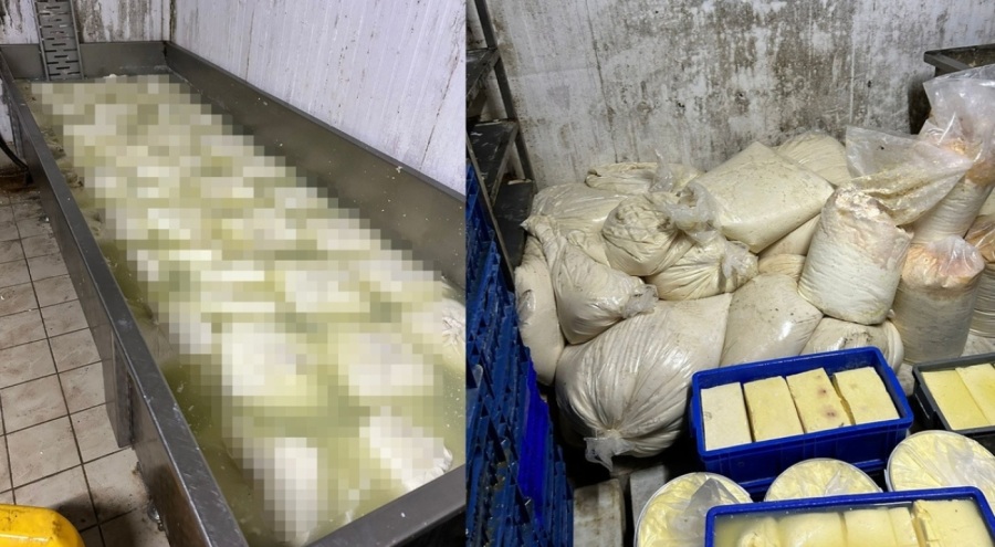 Tüketim tarihi geçmiş yaklaşık 20 ton peynir ele geçirildi