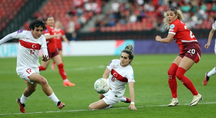 Kadın A Milli Takımımız, İsviçre'ye yenildi
