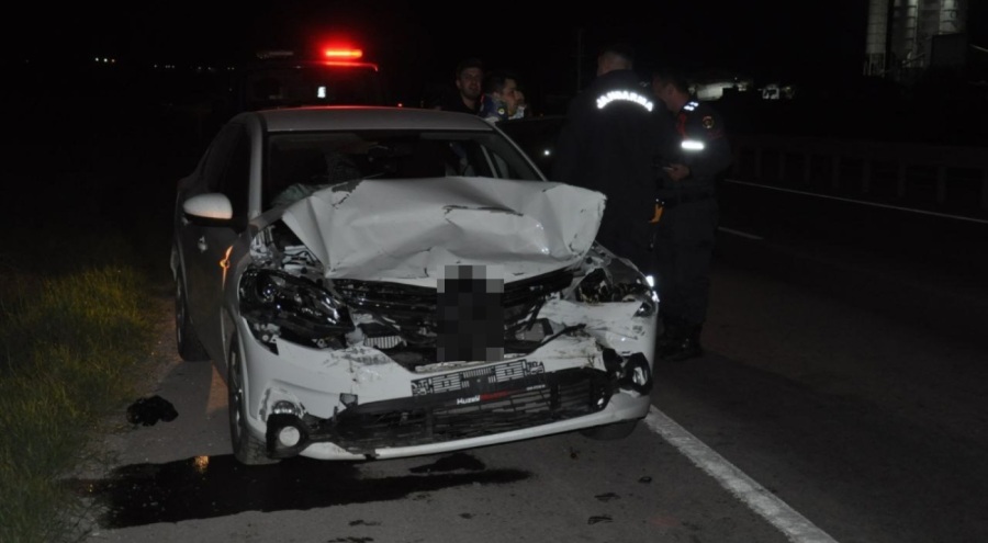 Tekirdağ'da otomobil kazası: 1 yaralı