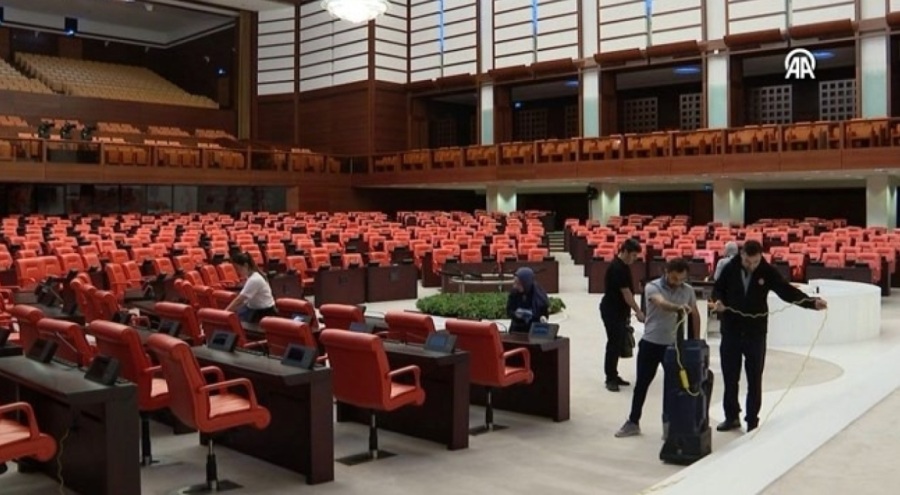 TBMM'de bayram temizliği yapıldı