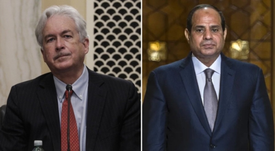 Sisi ile CIA Direktörü Burns Mısır'da bir araya geldi