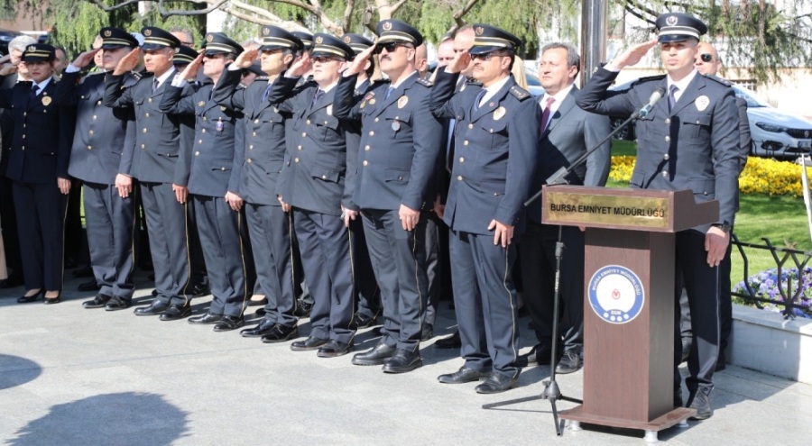 Türk Polis Teşkilatı'nın 179. yaşı Bursa'da kutlandı
