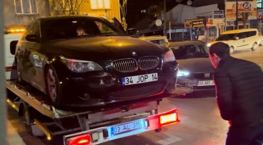 Drift yapan sürücüye ceza yağdı!