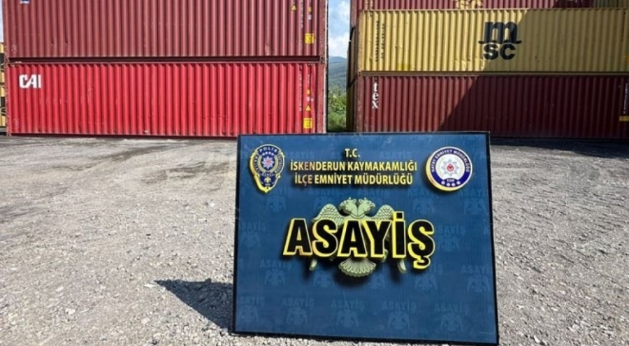 Hatay'da konteynerleri çalan kişiler tutuklandı