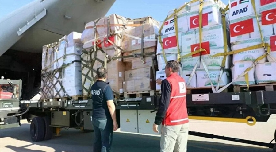 Gazze'ye en çok insani yardım ulaştıran ülke Türkiye oldu