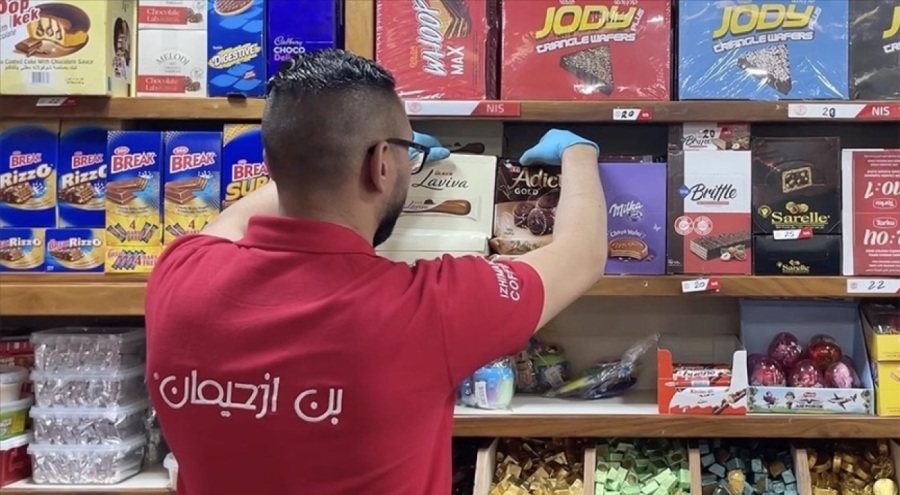 Filistinliler marketlerdeki Türk ürünlerini tercih ediyor