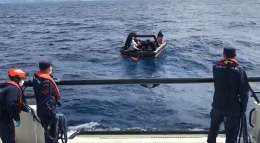 Bodrum'da 72 düzensiz göçmen yakalandı