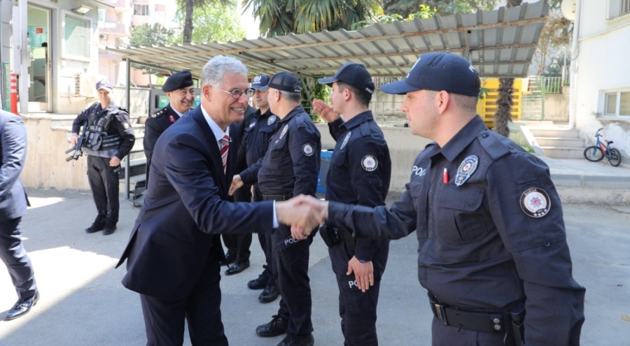 Mudanya protokolü bayramlaştı