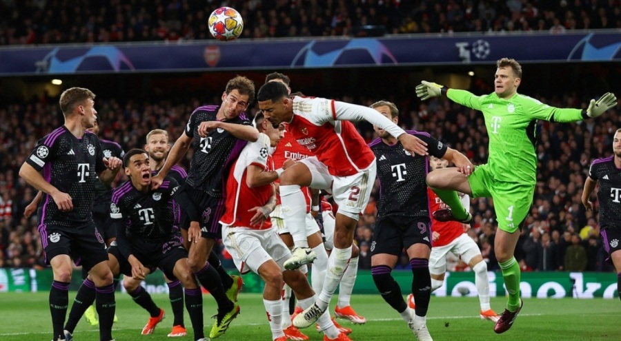 Bayern Münih, Arsenal deplasmanından avantajlı ayrıldı