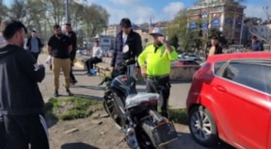 Kazaya karışan ehliyetsiz sürücü motosikletini sakladı, cezadan kurtulamadı