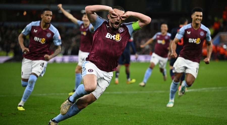 Aston Villa yarı final için avantajı aldı