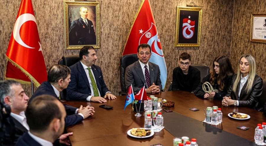 İstanbul Büyükşehir Belediye Başkanı İmamoğlu, Trabzonspor'u ziyaret etti