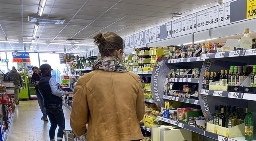 Almanya'da enflasyon 2021'den beri en düşük seviyede