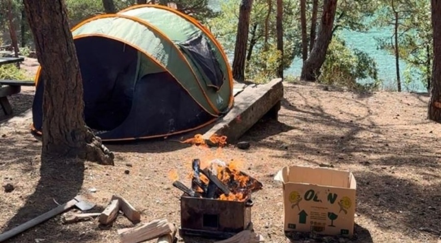 Çadırda yakılan mangal aile faciasına dönüştü: Anne öldü, babanın durumu ağır