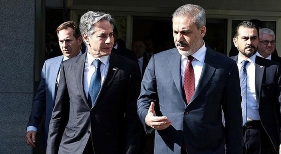 Dışişleri Bakanı Fidan, ABD'li mevkidaşı Blinken ile görüştü