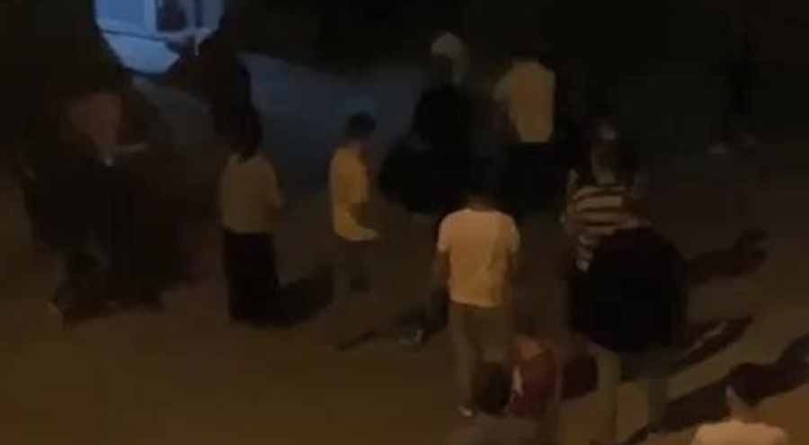 Bursa'da komşu kavgası kamerada!