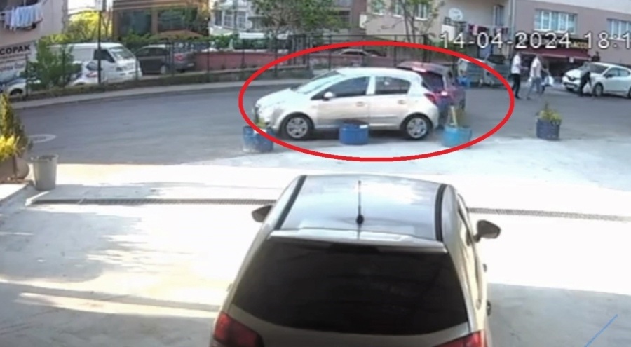 Bursa'da geri viteste unuttuğu aracıyla kaza yaptı!