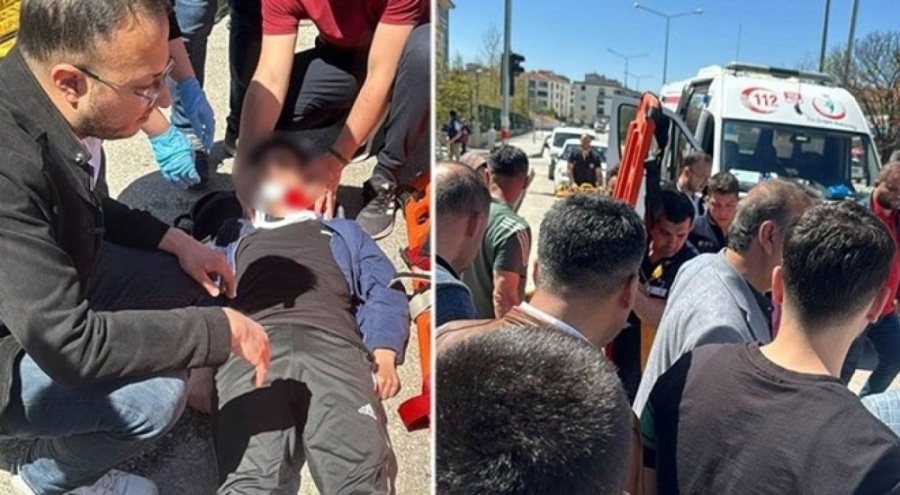 Otomobil yaya geçidinde çocuğu ezdi