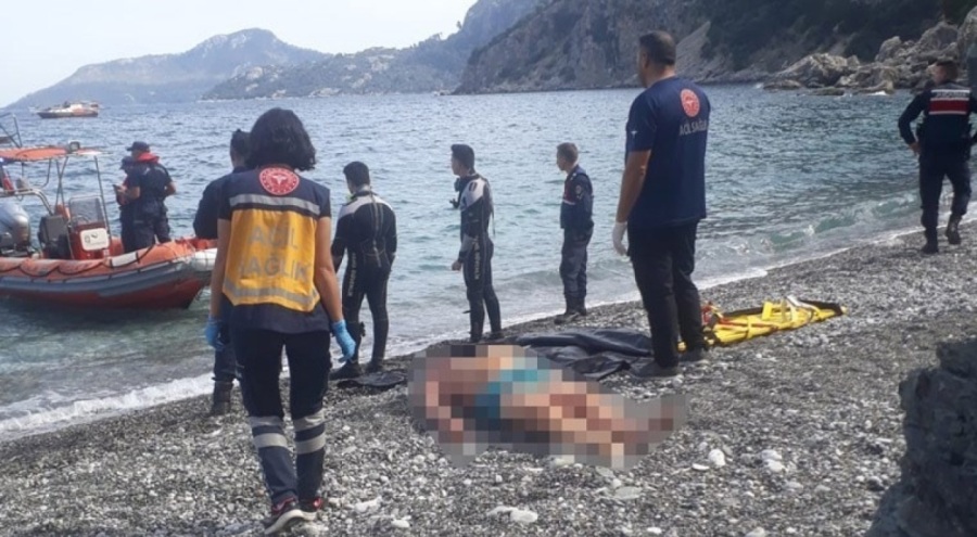 Marmaris'e tatile gelen İngiliz turist denizde can verdi