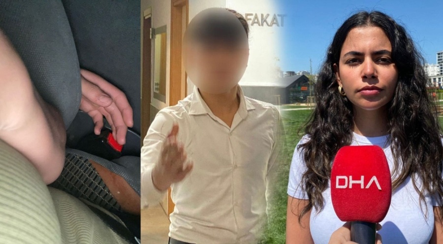 Yabancı uyruklu muavinden genç kadına taciz!