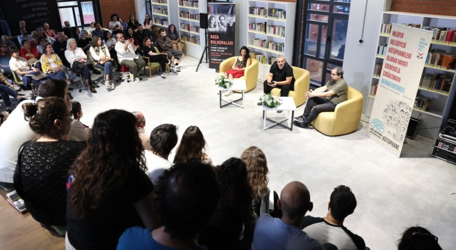 Nilüfer'de 'Koza Buluşmaları' ilk konuklarını aldı