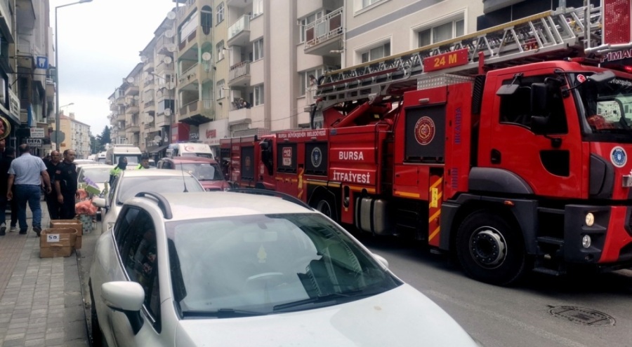 Bursa'da yangın alarmı felaketi önledi