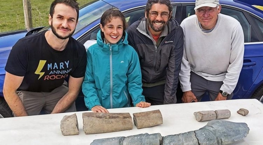 11 yaşındaki kızın bulduğu fosil 202 milyon yaşında çıktı!