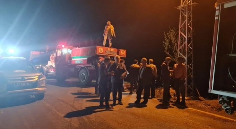 Ormanlık alanda çıkan yangın büyümeden söndürüldü