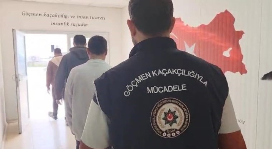 Balıkesir'de kaçak göçmenler yakalandı