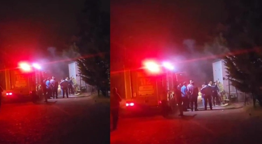 Hastane bahçesindeki trafo yangını paniğe neden oldu