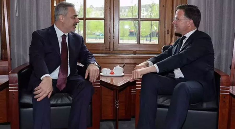 Bakan Fidan, Hollanda Başbakanı Rutte ile görüştü